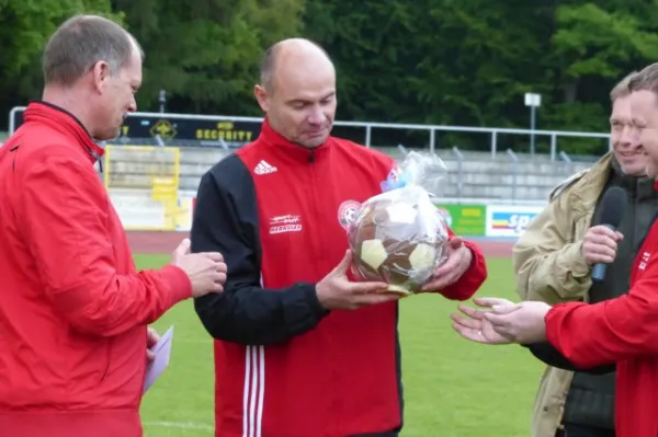 Letztes Oberliga-Heimspiel + Verabschiedung Bühner