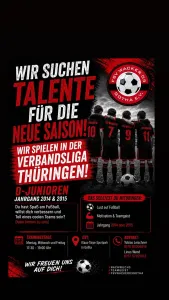 Bock auf Verbandsliga? Dann bist DU bei uns genau richtig!